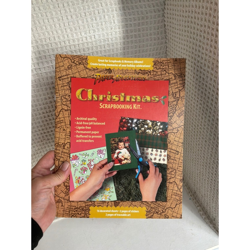 Christmas Unisex Paper Adventures Scrapbooking Kit OS Multicolor